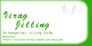 virag jilling business card